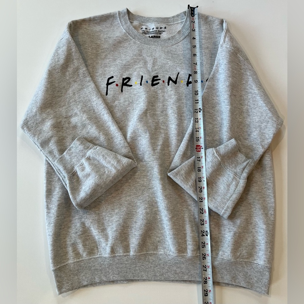 Authentic Friends Logo Crewneck Sweater Unisex Large - Picture 2 of 7